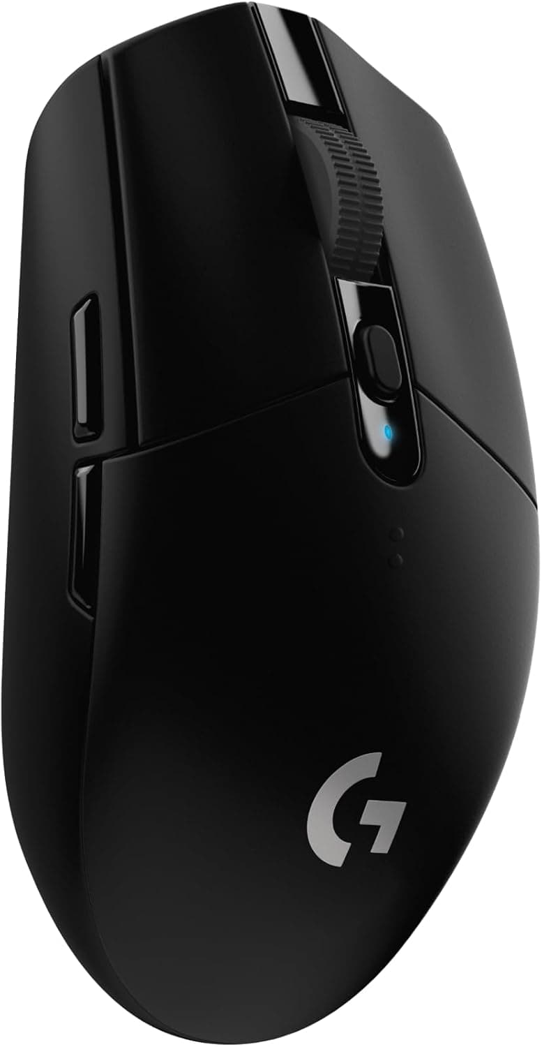 Logitech G305 Lightspeed Wireless Gaming Mouse Hero Sensor 12000 Dpi Lightweight 6 ProgRAMmable Buttons 250H Battery Life On Board Memory Compatible With Pc Mac Black
