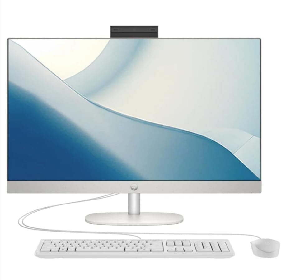 HP (Upgraded) All in One 24 inch Desktop 13th Generation Intel Core i5-1335U processor 8GB DDR4 RAM 512GB NVMe SSD 23.8†FHD Display Windows 11 (Shell White)