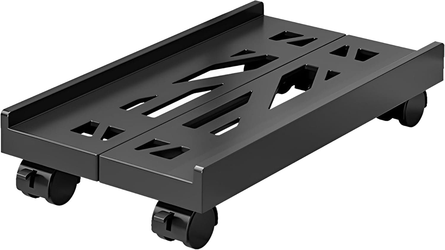 Beauenty Mobile Cpu Stand Computer Tower Stand Pc With 4 Caster Wheels Pc For Most Desktop Towers Under Desk Holder Floor Cart Riser Gaming Office Accessories image 1