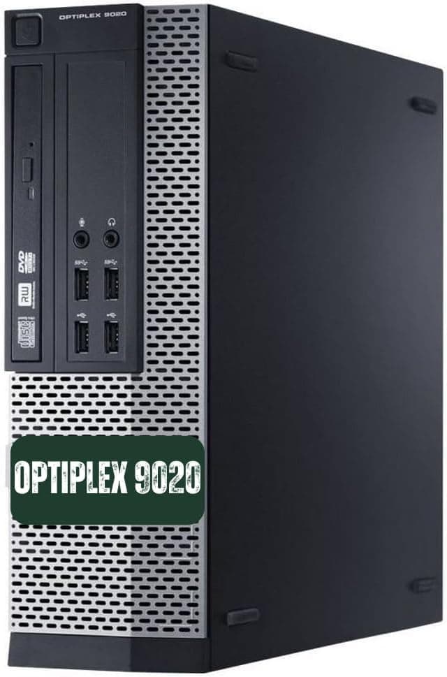 Dell OptiPlex 9020 SFF Desktop PC Intel Core i5 4770 (4 Cores up to 3.4GHz) 8GB RAM 128GB SSD + 500GB HDD Windows 11 Pro WiFi Enabled DVD-RW Business Computer (Rènewèd)