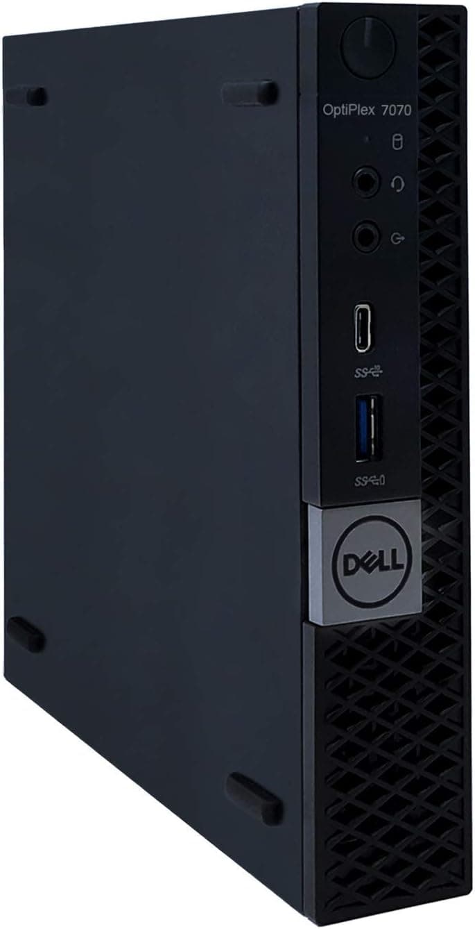 Dell (Renewed) Optiplex 7070 MFF Micro Form Factor Desktop 9th Gen Intel Core i7 9700T 8 Cores Processor 16GB DDR4 RAM 512GB SSD Intel UHD Graphics 630 Windows 11 Pro